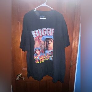 Biggie Graphic Black T-Shirt